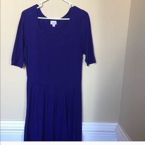 Lularoe purple Nicole dress